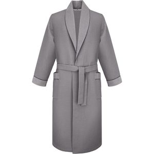 Heren Badjas van 100% Katoen – Lichtgewicht Wafelpiqué, Elegant en Universeel