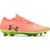 Under Armour - Magnetico Elite 4.0 - Voetbalschoenen - Oranje Groen - Synthetisch Materiaal