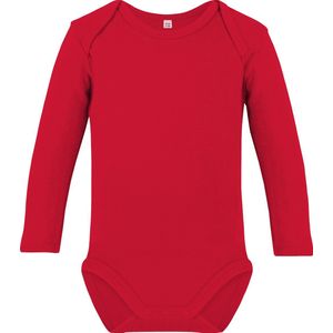 Romper met lange mouwen - Red - Maat 74/80 - Link Kids Wear