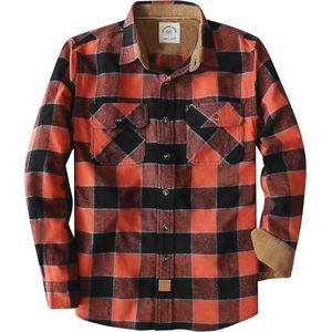 Geruit Flanellen Herenoverhemd met Lange Mouwen - Comfortabel en Stijlvol