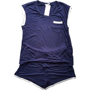 Dames navy shortama maat L