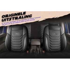 Autostoelhoes - Pandaseatcover Florida - Zwart/Grijs