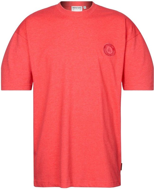 Naketano - Big Adonis - T-shirt - Cherry Red Melange