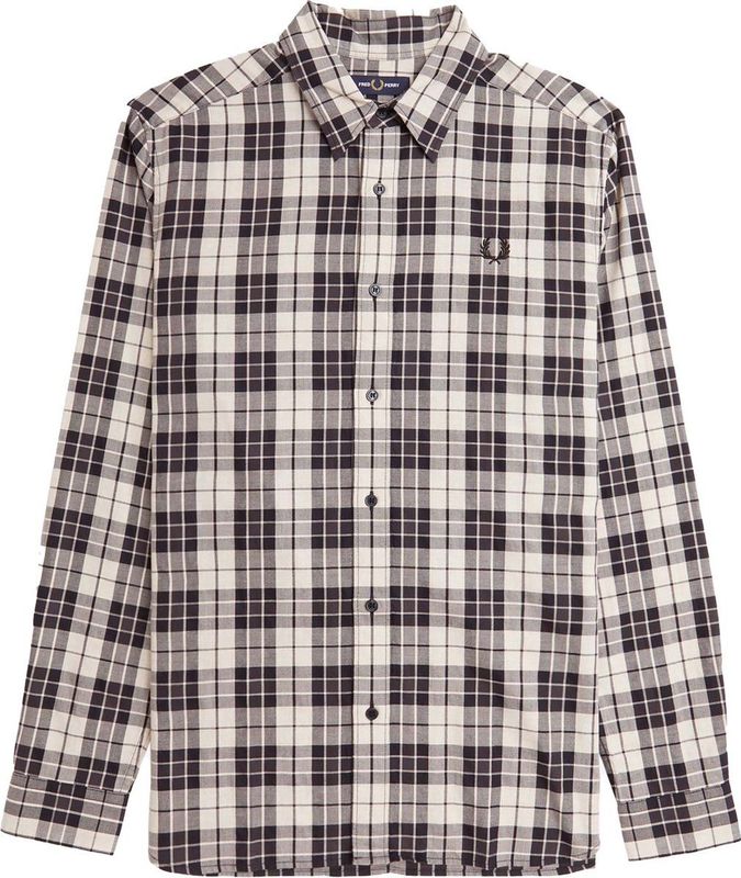 Fredperry Fp Tartan Twill Overhemd - Streetwear - Volwassen