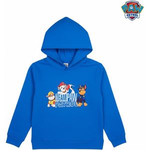 PAW Patrol Hoodie - 100% Katoen - Maat: 86/92 - Hoodie/ Trui - PAW Patrol Kleding - Kinderkleding - Jongens Kleding - Capuchontrui - Kleuter - Hoge Kwaliteit - Extra Zacht - Chase, Marshall & Rubble - Comfortabele Hoodie