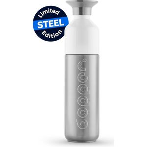 Dopper Steel Limited Edtion Drinkfles - 490 ml - Silver