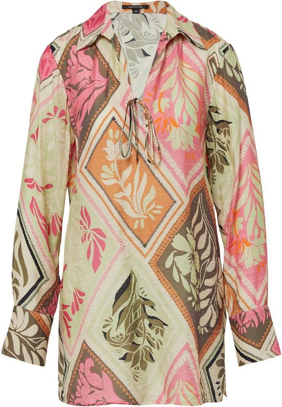 comma - Blouse - Viscosemix - Lange Mouwen - All-over Print