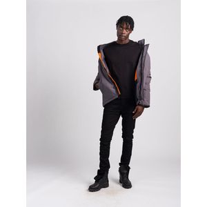 Outdoor Survival Canada [OSC] - Winterjas | Parka | Outdoor | -20 | Iqniq | Charcoal grey M - EXTRA BLACK FRIDAY KORTING