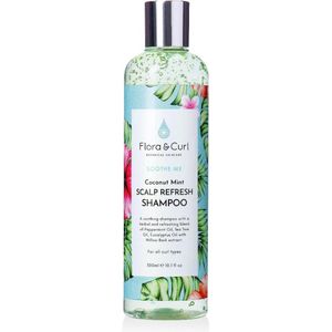 Flora & Curl Coconut Mint Scalp Refresh Shampoo