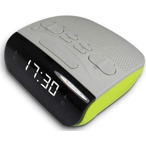 Lexium Wekkerradio Op Netstroom - Klokradio - Wekkerradio - Klokradio Met Wekker - Wekkerradio Dab - Wekker Dab Radio