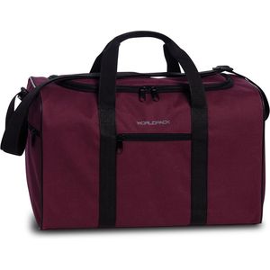 Transavia & Wizz Air Reistas 40x25x20 - Maximale Inhoud - Met Smart-Sleeve voor op een Koffer - Handbagage Tas 40 x 20 x 30 cm - Altijd Gratis Mee Aan Boord van het Vliegtuig - TUI Gegarandeerde Handbagage + Gratis Slaapmasker - Bordeaux