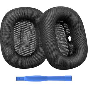 MMOBIEL Oorkussens voor AirPods Max Hoofdtelefoon - Protein PU Koptelefoon Oorkussen - Hoofdtelefoon Earpads – Zwart
