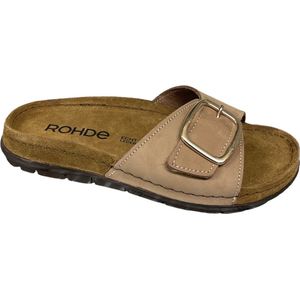 Rohde 5875 14 Naturel-slipper-lederen slipper rohde