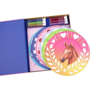 Depesche - Horses Dreams glitter Mandala's Creative set