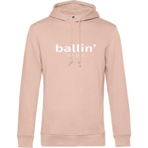 Heren Hoodies met Ballin Est. 2013 Basic Hoodie Print - Roze - Maat XL