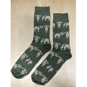 SOKn. Trendy sokken *OLIFANT* maat 40-46 (ook leuk om kado te geven !)