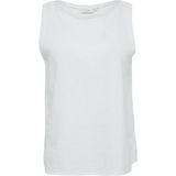 comma - Blouse - Mouwloos - Linnenblend - U-boot Halslijn