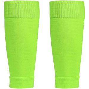 2 paar beenmouwen voor voetbalsokken, scheenbeschermermouwen om grip voetbalsokken te begeleiden, voetbalmouwsokken voor jongeren en volwassenen - groente