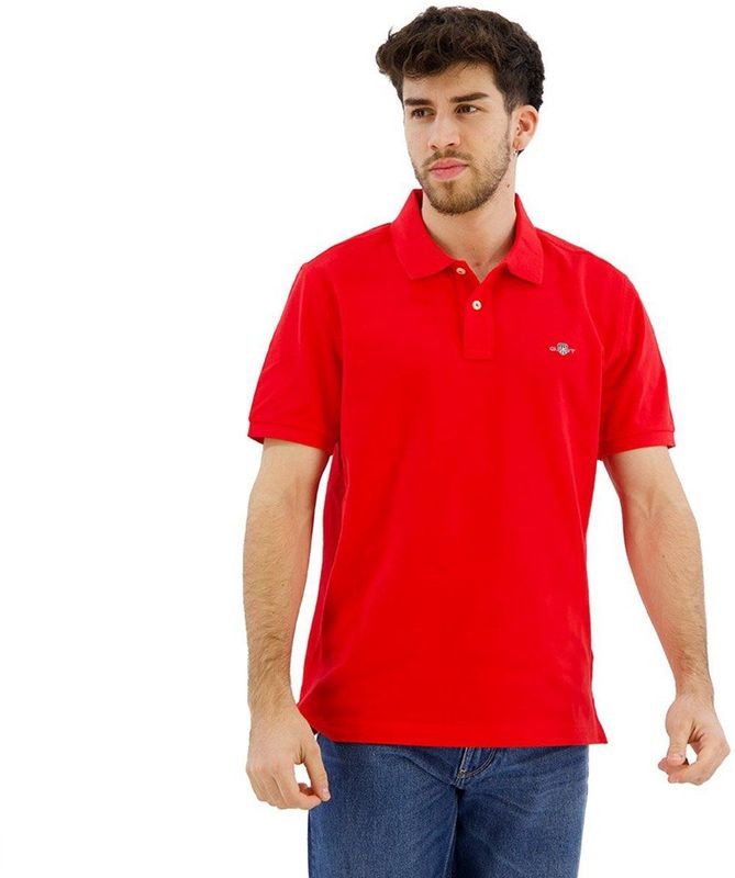 Gant - Reg Shield Pique - Poloshirt - Korte Mouw - Katoen