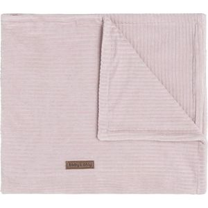 Baby's Only Ledikantdeken - Baby deken Sense - Dekentje voor meisjes - 1.6 TOG - 100x135 cm - Oud Roze - Zachte rib corduroy stof