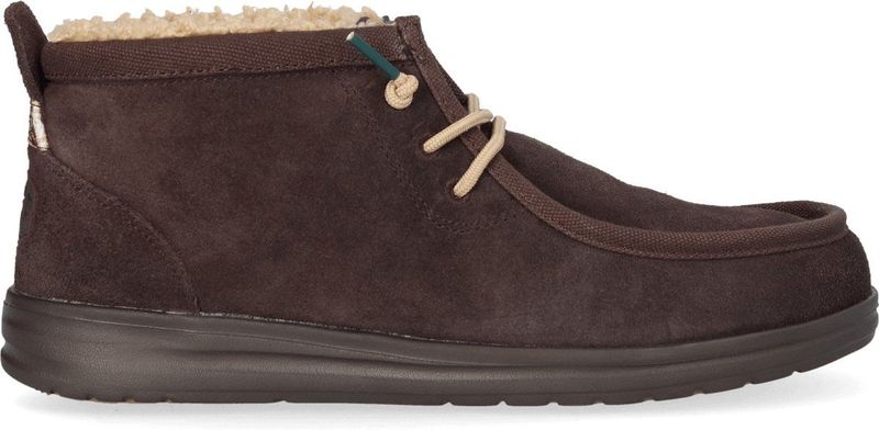 HEYDUDE - Wally Mid GripR Warmth - Instappers - Mole Brown
