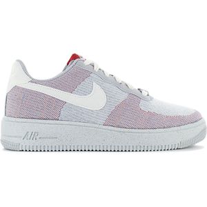 Nike Air Force 1 Crater Flyknit - Sneakers Sport Vrije tijd Fitness Schoenen Grijs DH3375-002 AF1 - Maat EU 38.5