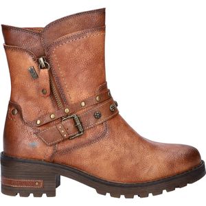 Mustang - Biker Boots - Cognac - Imitatieleer - Waterbestendig