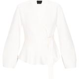 DreiMaster Klassik Gebreid vest  wit