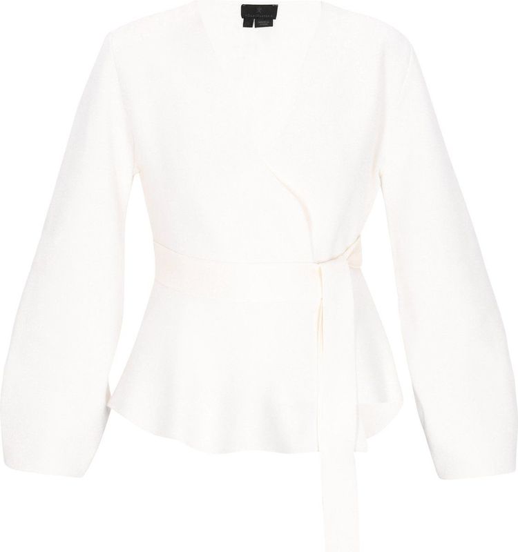 DreiMaster Klassik Gebreid vest  wit