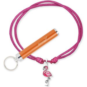 Engelsrufer - Kinderarmband - Flamingo - Nylon - Met Emaille