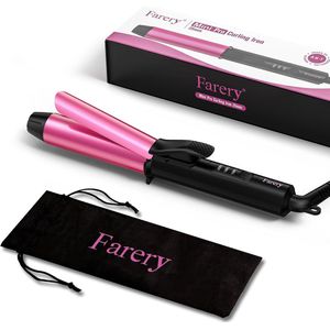 Mini Krultang 25 mm voor Kort Haar met 3 Temperatuurniveaus - Keramische Reisformaat met Arganolie Infusie