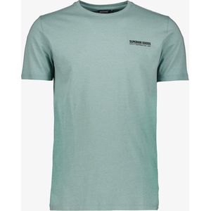 Unsigned heren T-shirt groen - Maat L