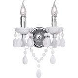 Trion Lucy - LED Wandlamp - Mat Wit - E14 Fitting - Rond - Aluminium