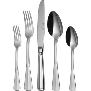 Sola Bestek Set Haagsch Lofje - 24 Delig Bestekset 6 Persoons - Klassiek - Zilverwit Premium Edelstaal 18/10 RVS