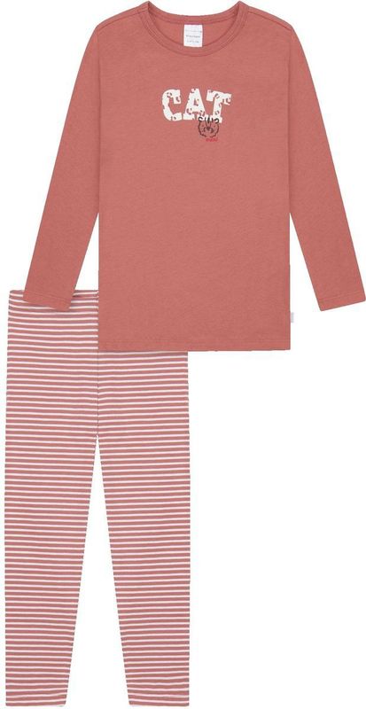 SCHIESSER - Nachtkledij - Oudroze - 2-delig - Lang/maxi