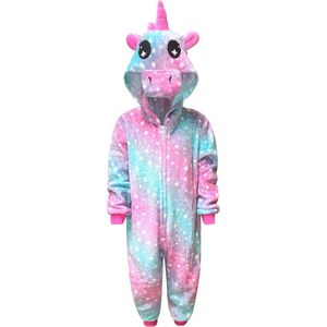 Comfortabele eenhoorn onesie voor kinderen - Zacht en schattig slaappakje