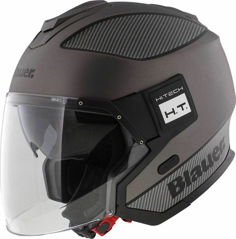 Blauer - Solo - Jethelm - Zwart - Titanium Carbon