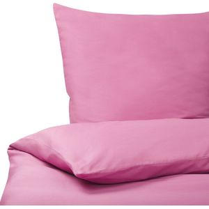 HARMONRIDGE - Beddengoed - Roze - 155 x 220 cm - Katoen