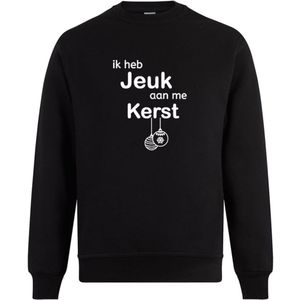 Foute kerst trui: Ik heb jeuk aan me kerst ballen - Maat S