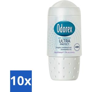 Odorex - Deodorant Roller - Ultra Protect - Maximale Bescherming - 50 ml - Bulkverpakking - 10 stuks