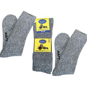 Naft - 6 Paar Industrial Werksokken - Maat 43-46