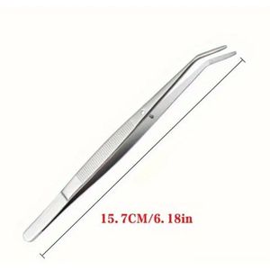 Pincet met gebogen bek - Pincet - gebogen pincet - Precisie pincet gebogen - Epileerpincet gebogen - Medische pincet gebogen - Pincet beautytool