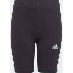 adidas Sportswear Essentials 3-Stripes Cotton Bike Legging - Kinderen - Zwart- 140