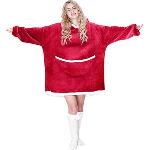 Oversized hoodie - Plaid - Hoodie Deken - Met lange mouwen – Unisex - Eén maat