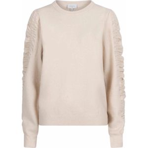 DANTE6 Pardon Fancy Sweater Truien & vesten Dames - Sweater - Hoodie - Vest- Beige - Maat XS