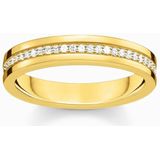 Thomas Sabo - TR2117-414-14 - Ring - Wit - 925er Zilver Geel Verguld