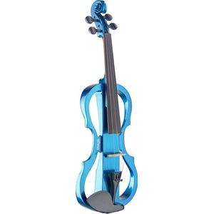 Stagg elektrische viool (Blauw) inclusief case & hoofdtelefoon