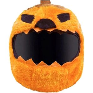 Pompoen Helmhoes - Motor - Scooter - Fiets - Universeel - Accessoire - Grappige hoes