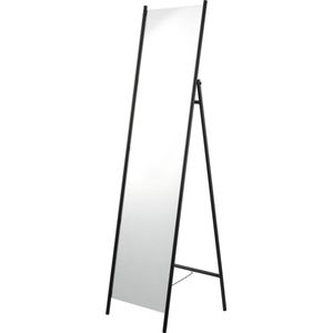 Spiegel vrijstaand Martano 160x42,5x48,5 cm zwart