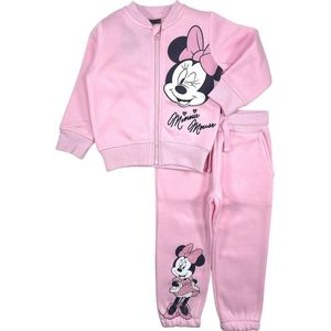 Disney Minnie Mouse Set - Joggingpak / Trainingspak / Vrijetijdspak - Roze - Maat 116 (6 jaar)